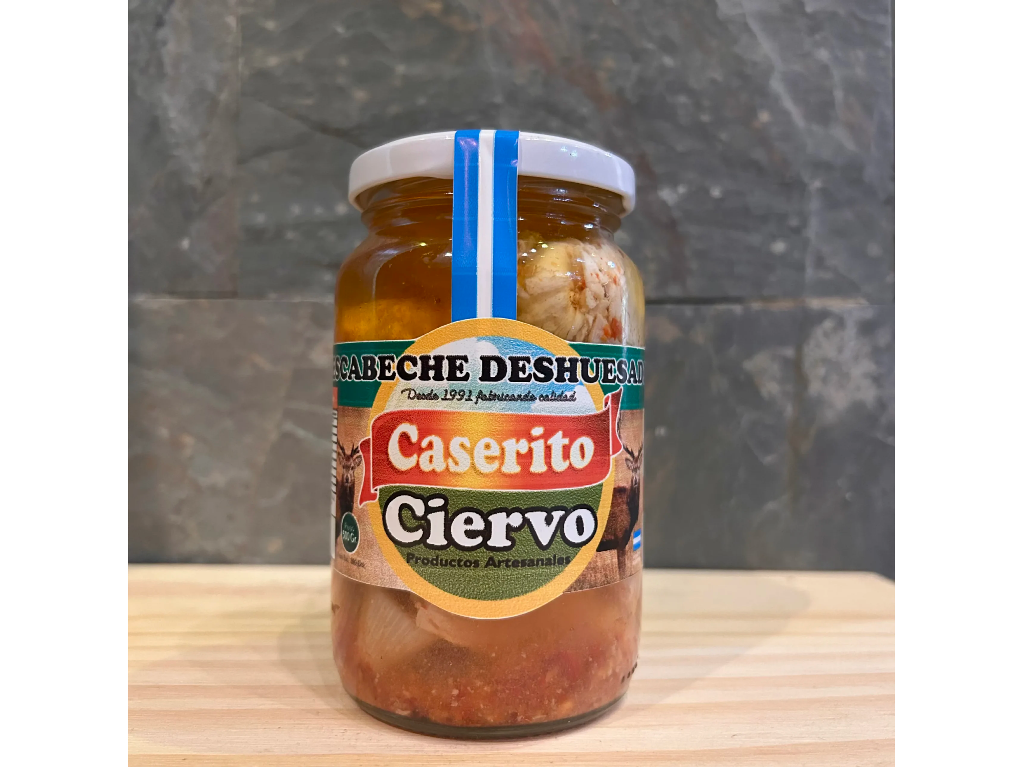 Escabeche de ciervo x 360 grs Caserito