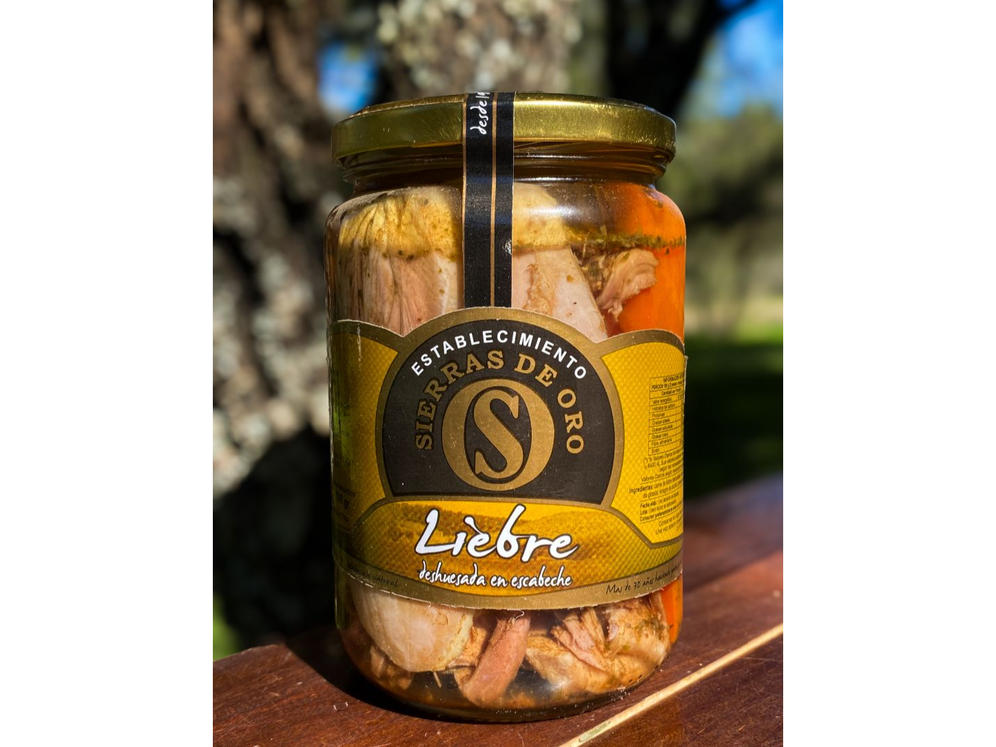 Escabeche de liebre x 700 grs Sierras de Oro