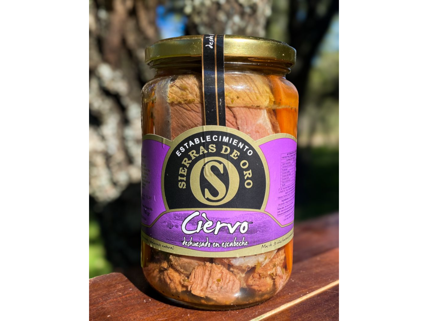 Escabeche de ciervo x 700 grs Sierras de Oro