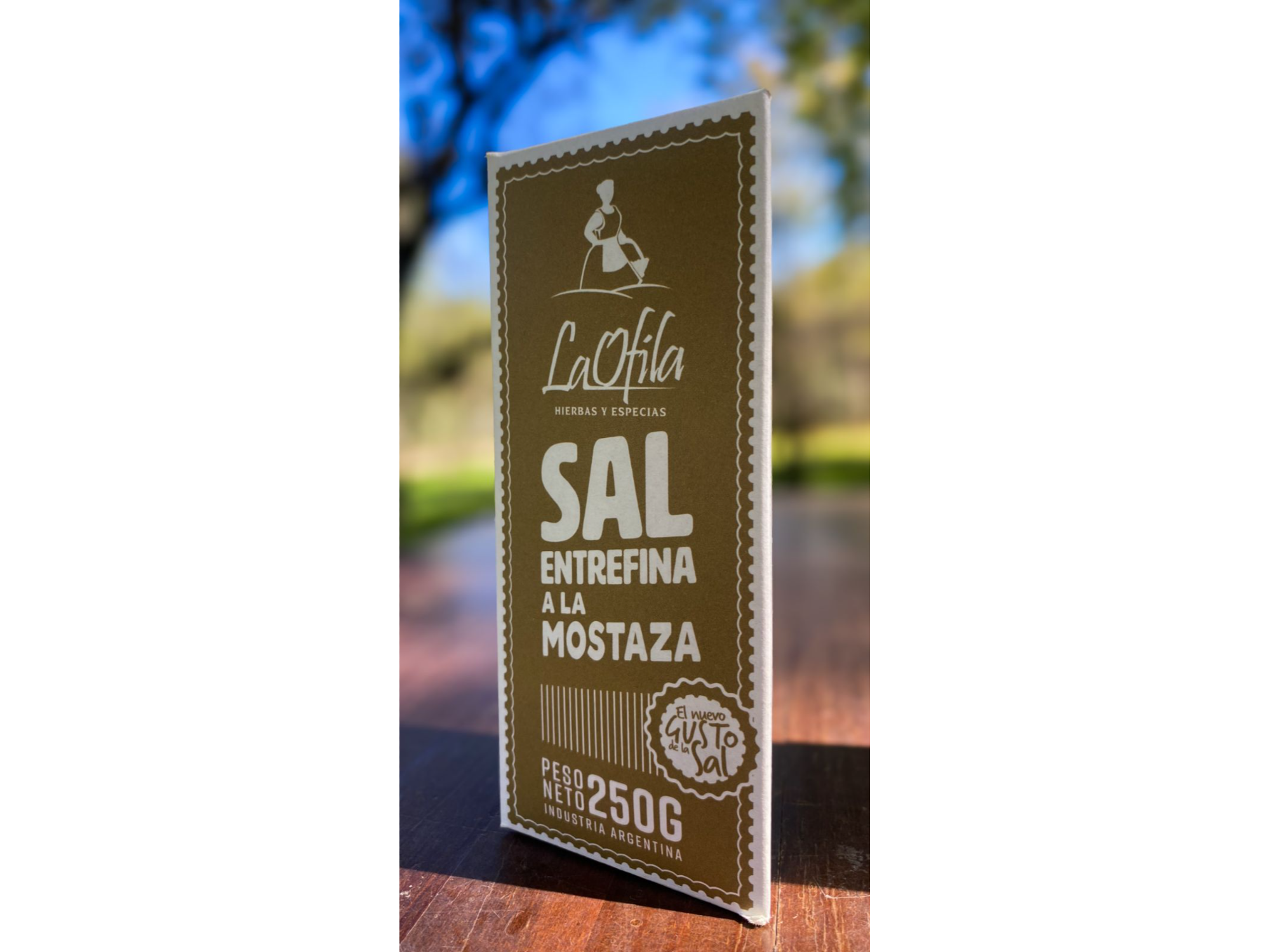 Sal entrefina con mostaza #10 x 250 grs La Ofila