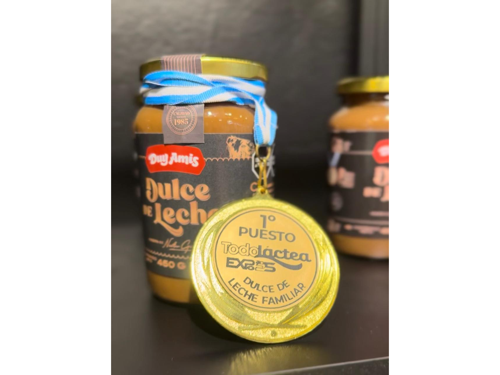 Dulce de leche exportación Duy Amis vidrio x 450 grs