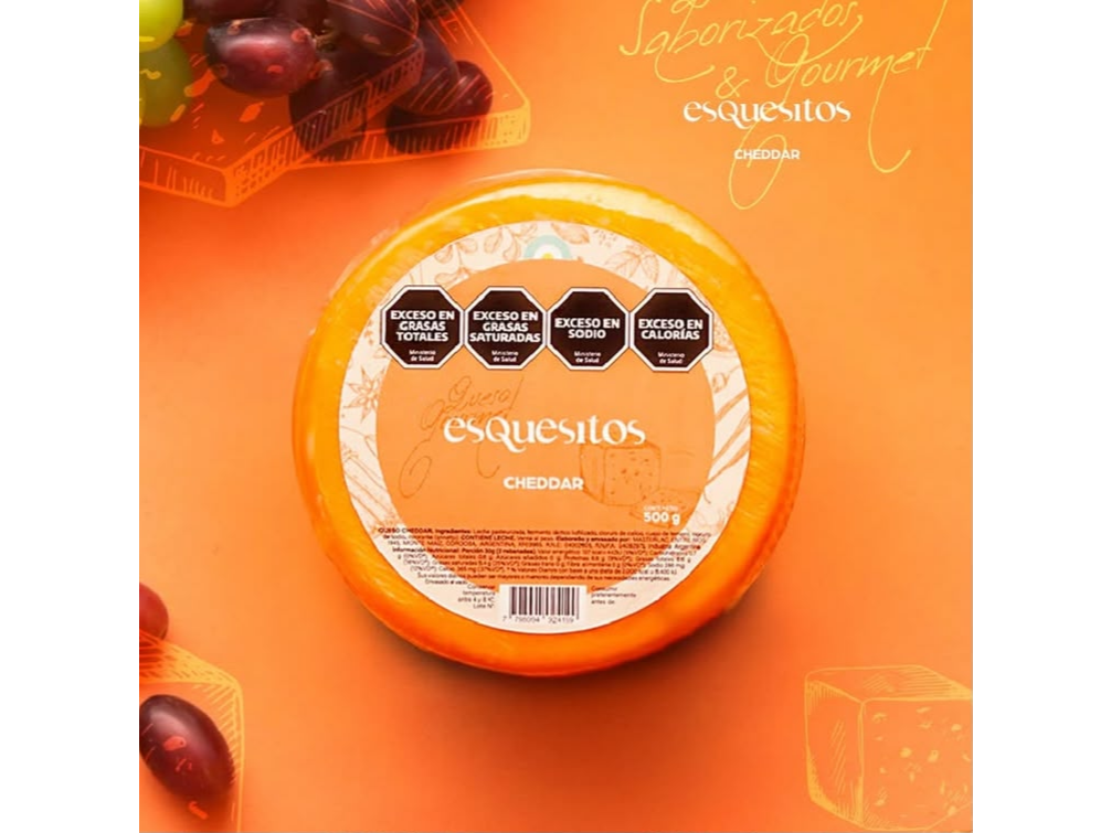 Esquesitos Cheddar x 500 grs aprox