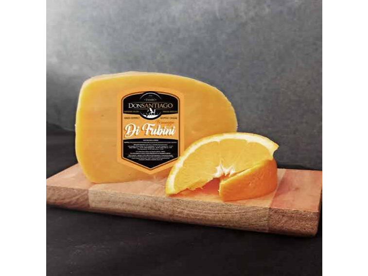 Queso Fromaggio di Fubini (con cáscaras de naranja) x 3,5 kg aprox Tambo Don Santiago