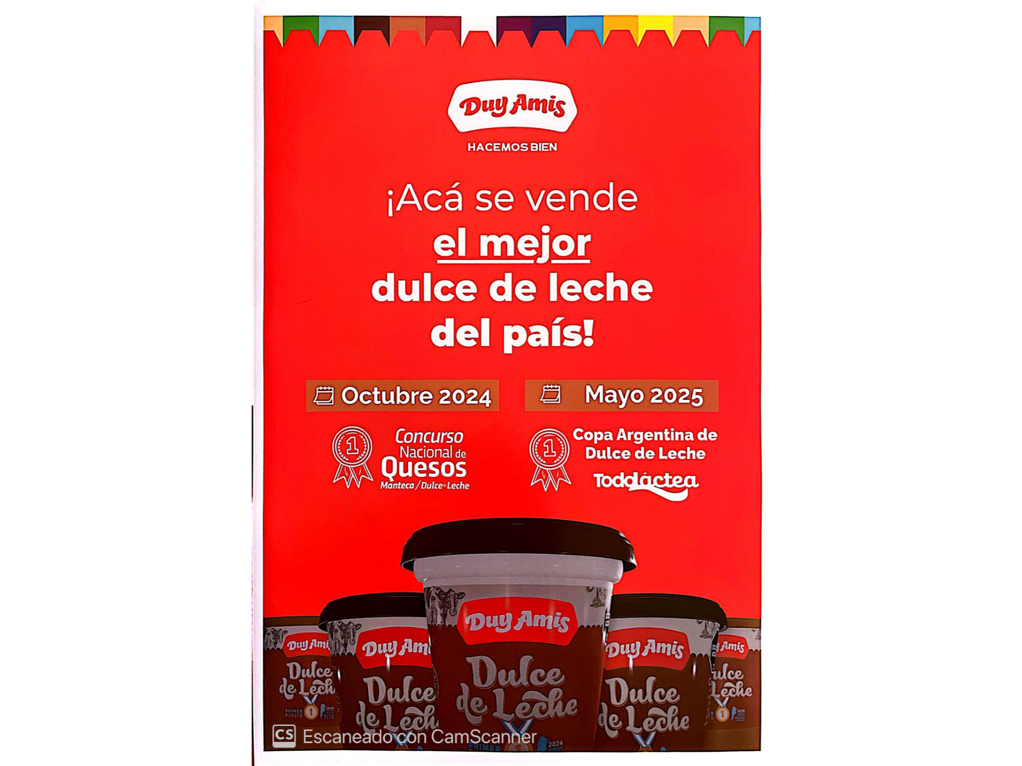 Dulce de leche familiar Duy Amis x 400 grs