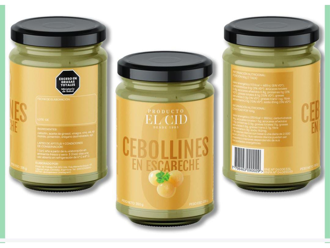 Cebollines en escabeche x 360 grs El Cid