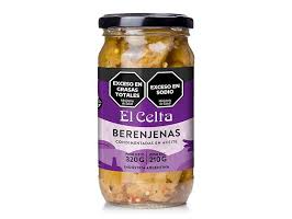 Berenjenas en escabeche x 360 grs El Celta