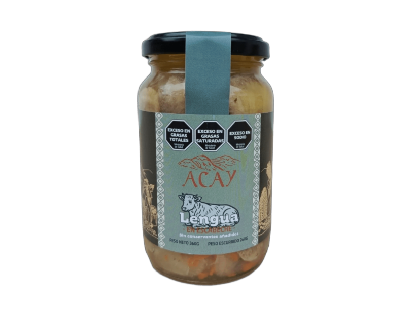 Escabeche de lengua x 360 grs Acay