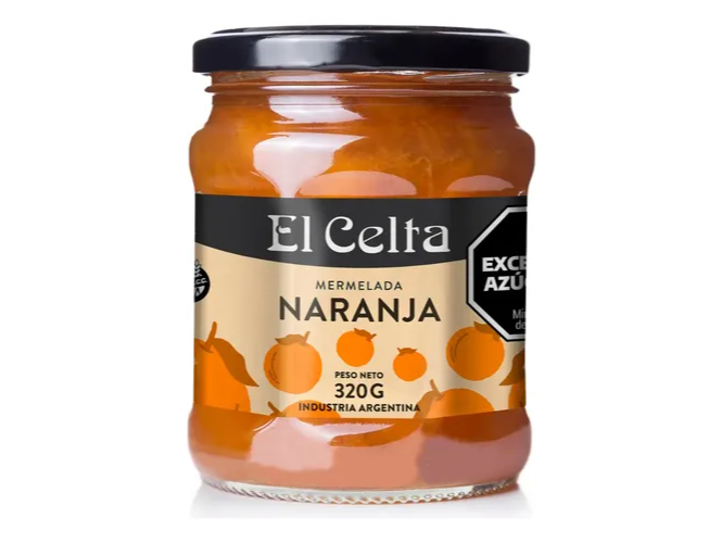 Mermelada de naranja x 320 grs El Celta
