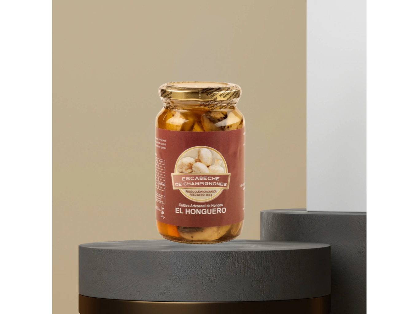 Escabeche de champignones x 360 grs El Honguero
