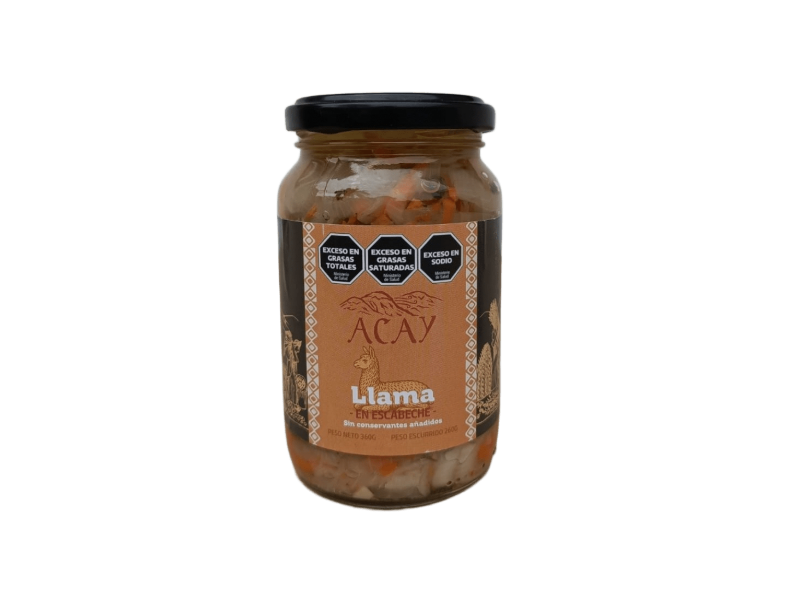Escabeche de llama x 360 grs Acay