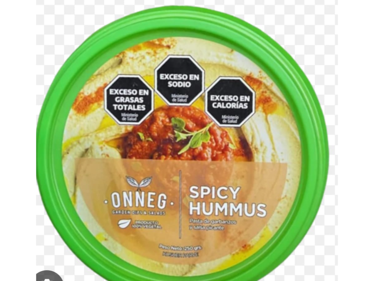 Spicy hummus Onneg  x 220 grs refrigerado
