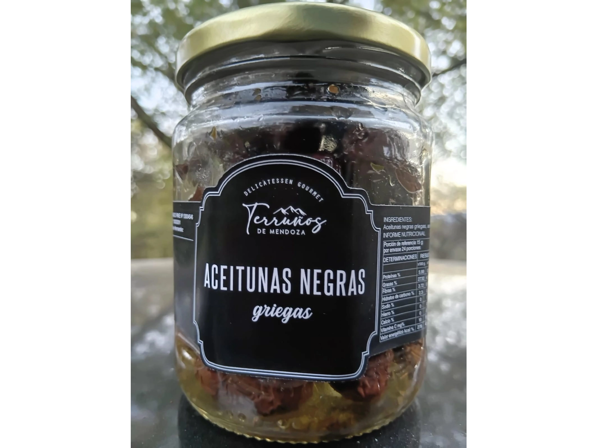 Aceitunas griegas x 220 grs Terruños