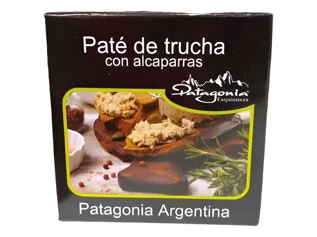 Paté de trucha con alcaparras lata x 90 grs Patagonia Exquisiteces
