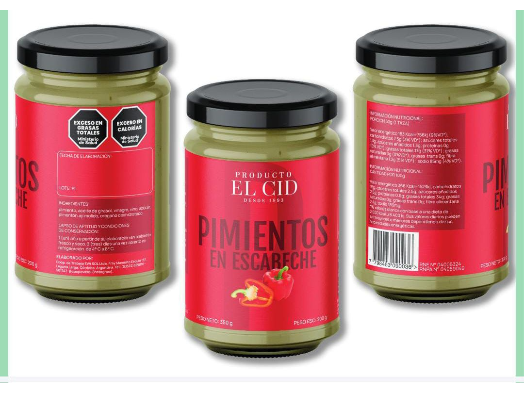 Pimientos en escabeche x 360 grs El Cid