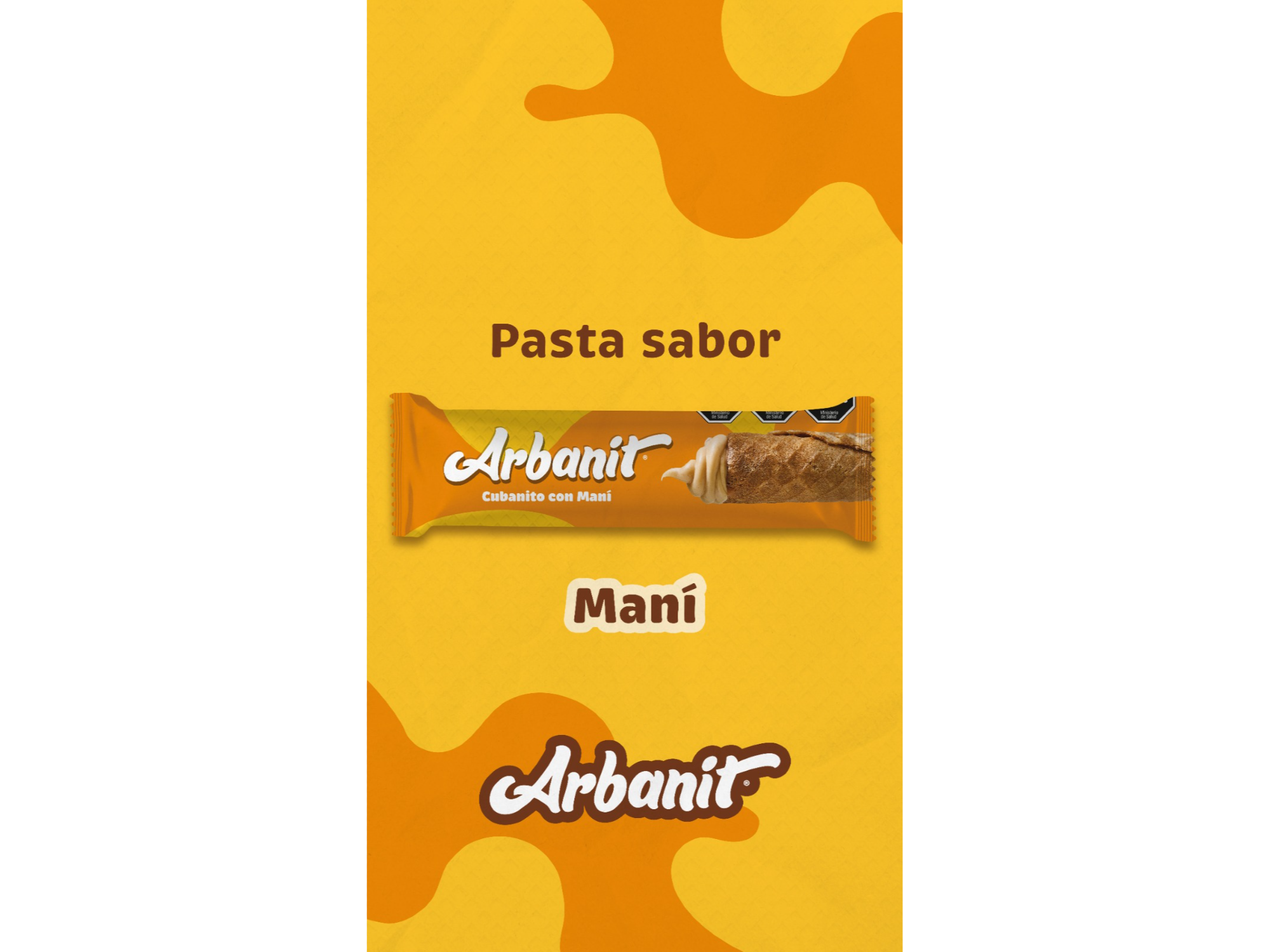 Cubanito Premium relleno con crema de maní x 12 unidades