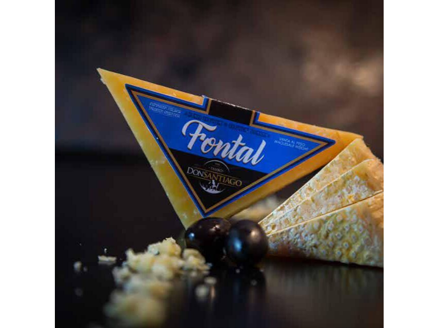 Queso Fontal trozadoTambo Don Santiago