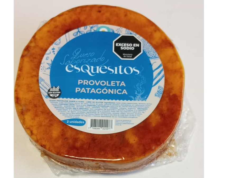 Queso provoleta Patagonica "ESQUESITOS" x 330 grs aprox