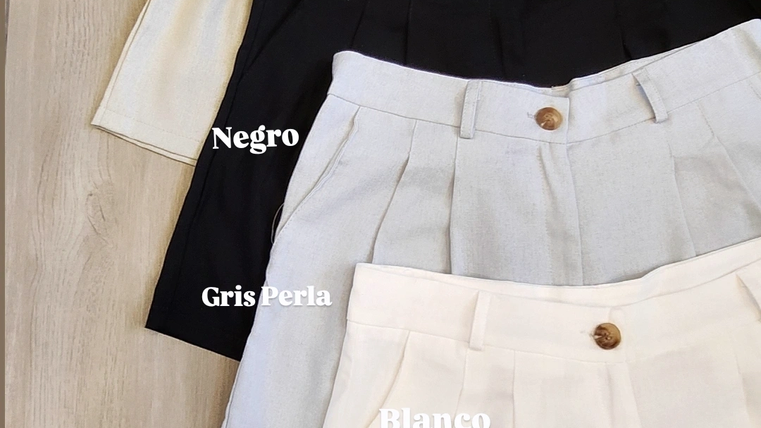 Short Lino Liso/Rayado