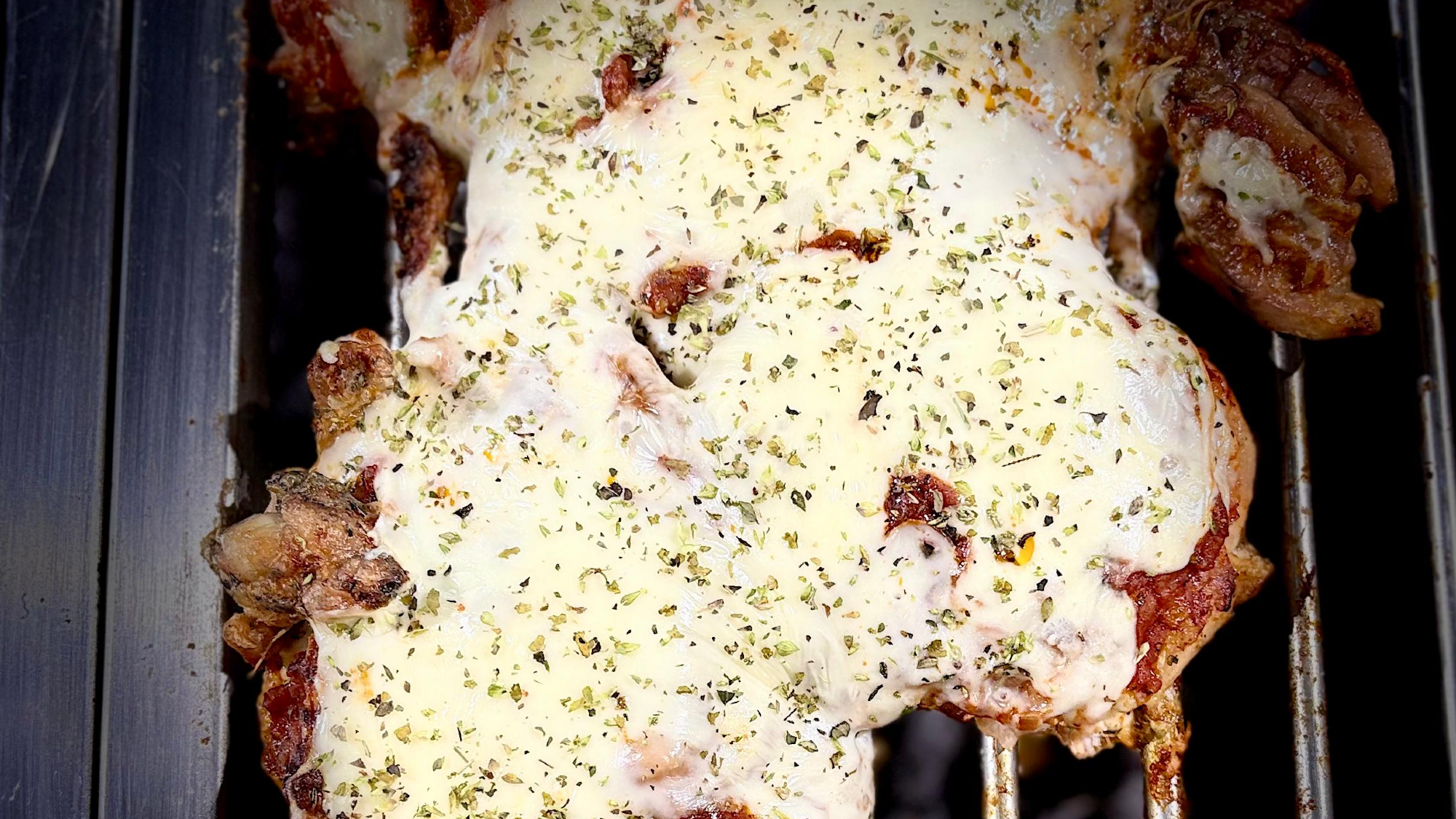 Pollo deshuesado a la pizza