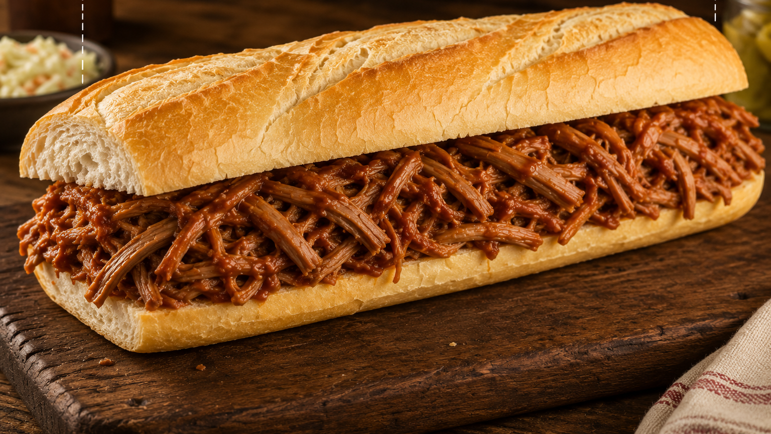 Sandwich bondiola desmechada