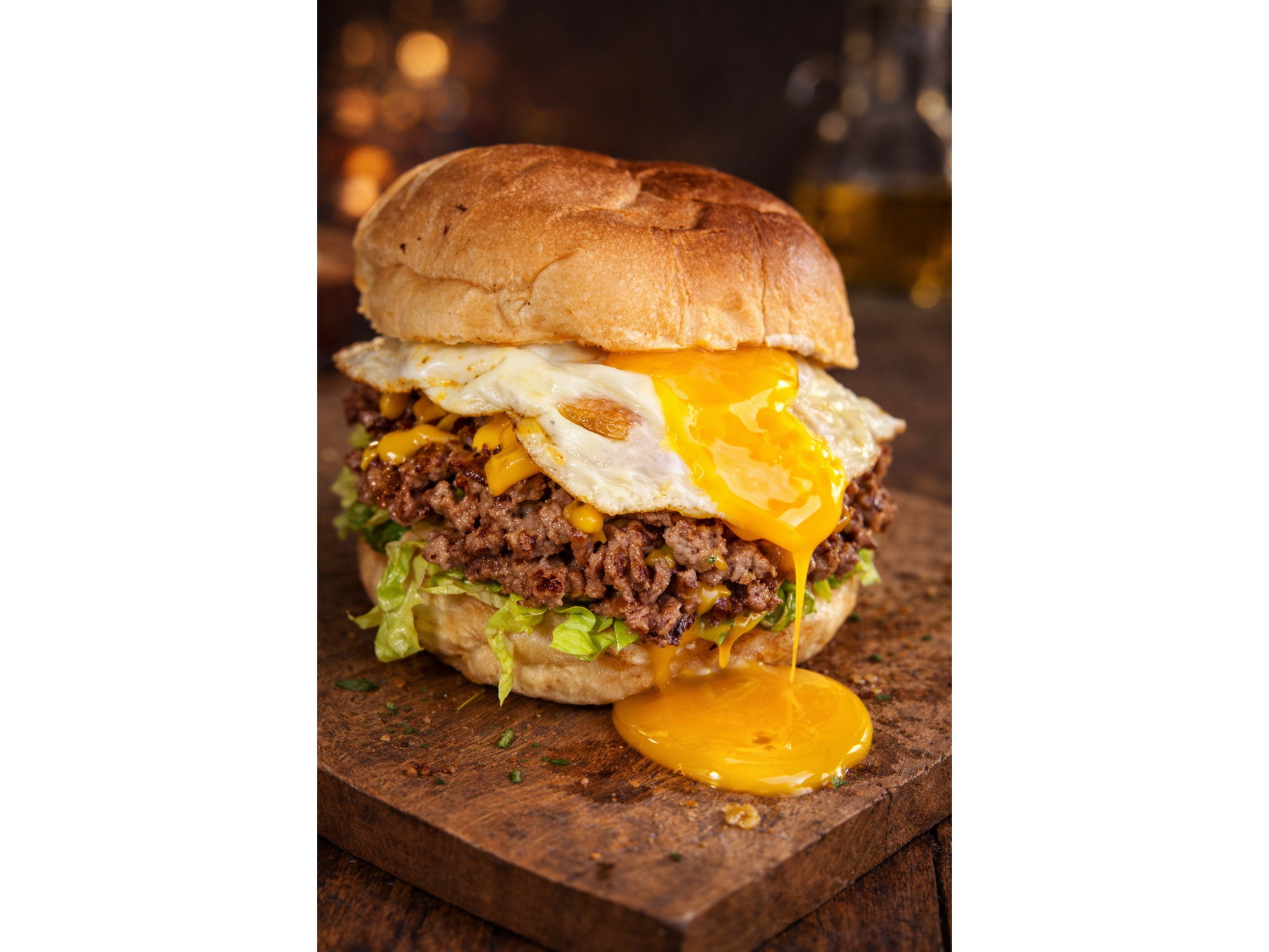 Hamburguesa triple de LA PARILLA DE PEPE