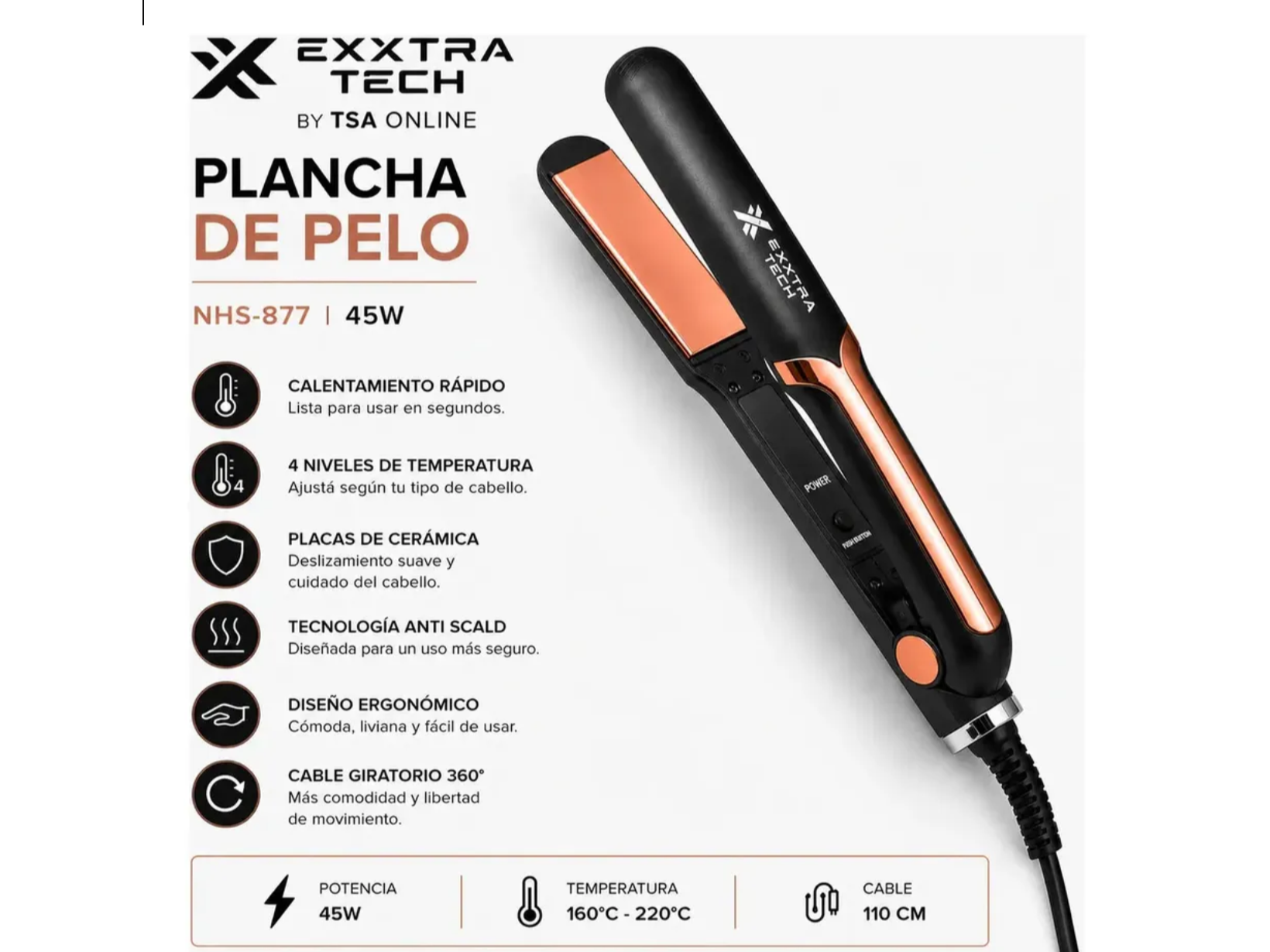 PLANCHA DE PELO