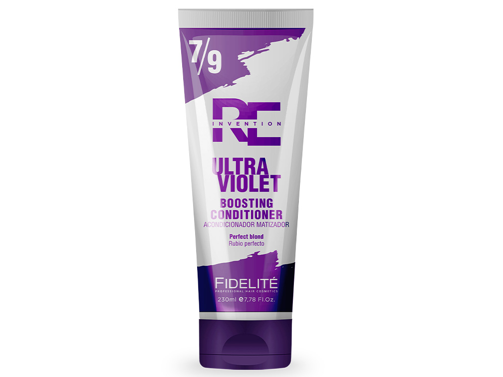 ACONDICIONADOR CORRECTOR REINVENTION ULTRA VIOLET TONOS 7 A 9 230ml.