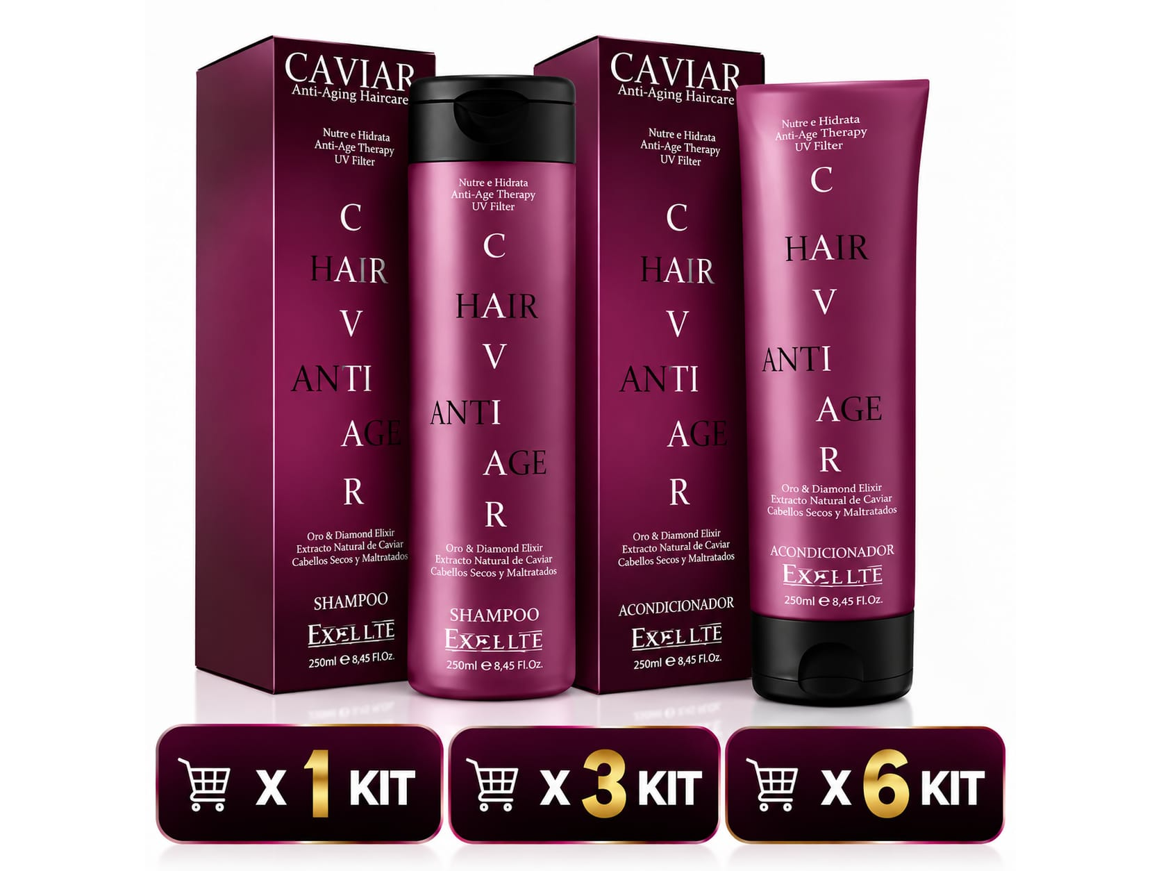 KIT CAVIAR SECO Y CASTIGADOS