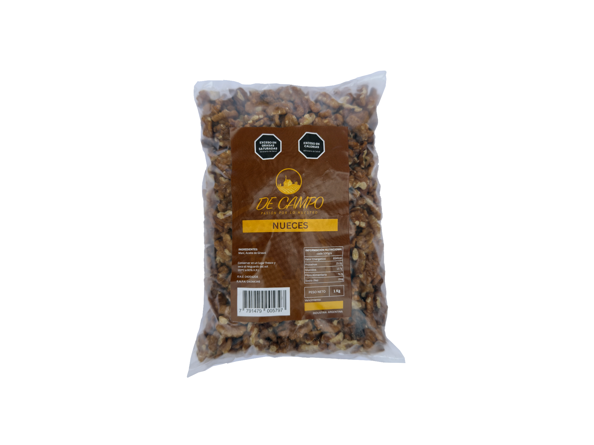 Nuez mariposa dorada