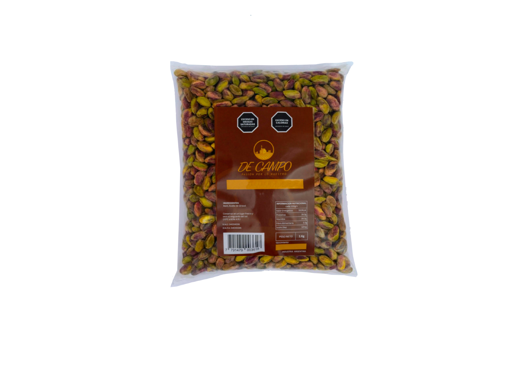 Pistacho natural pelado