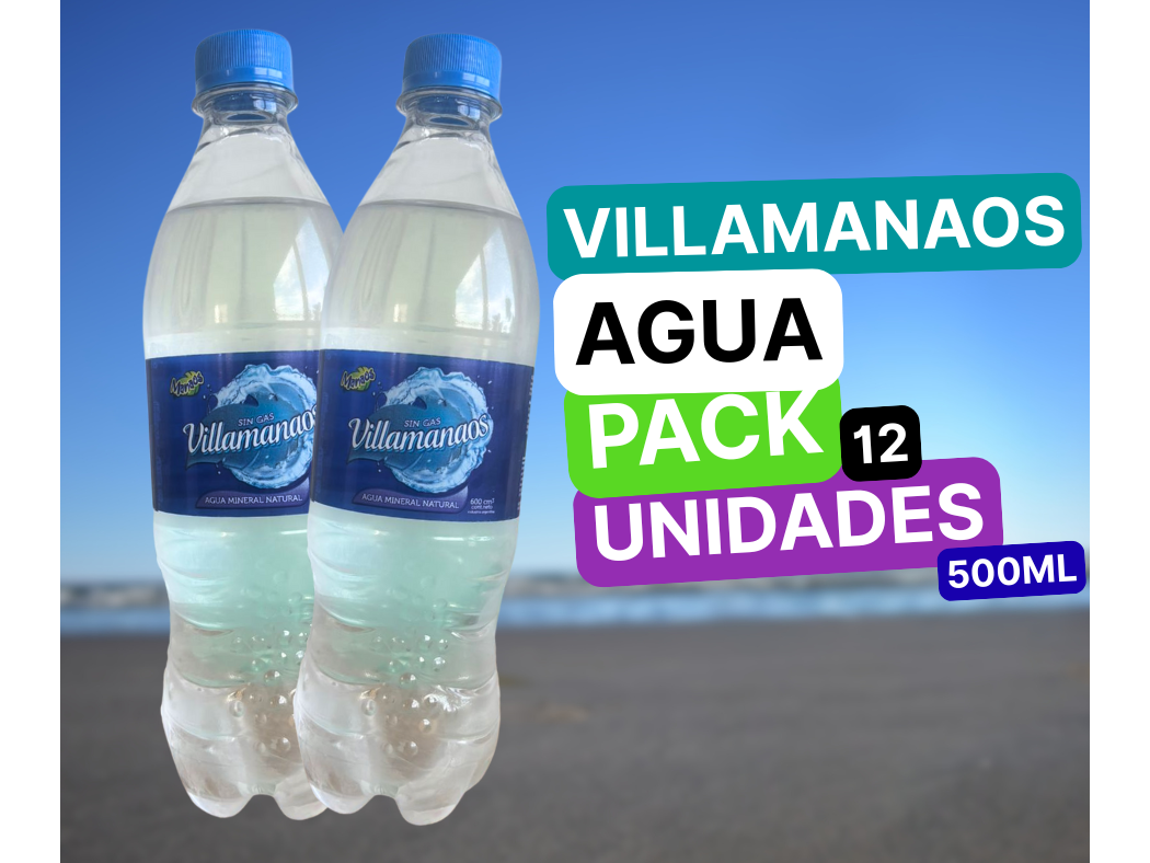 Agua Villamanaos 12 Unidades