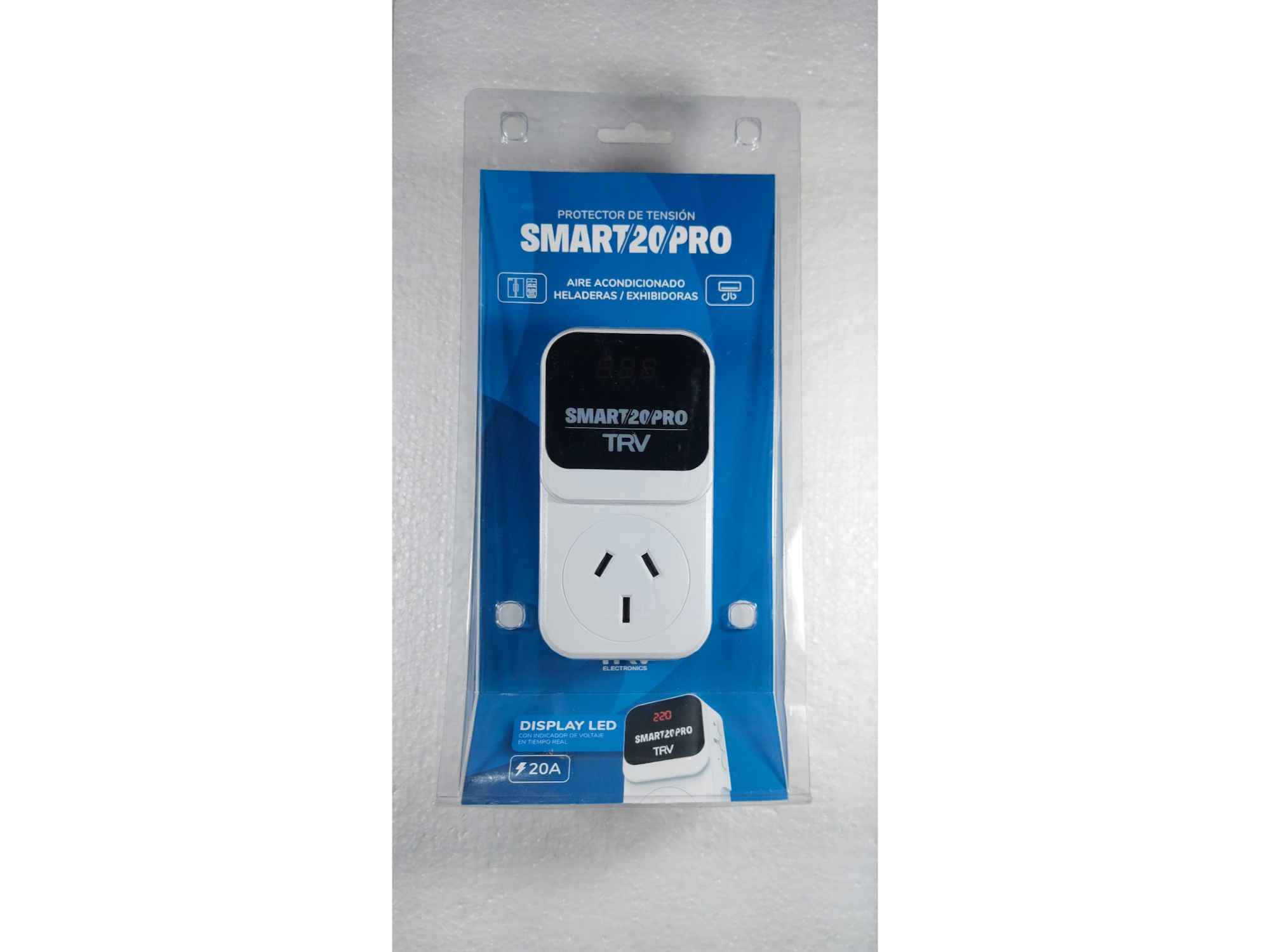 PROTECTOR DE TENSION ENCHUFABLE 20 AMP "TRV"