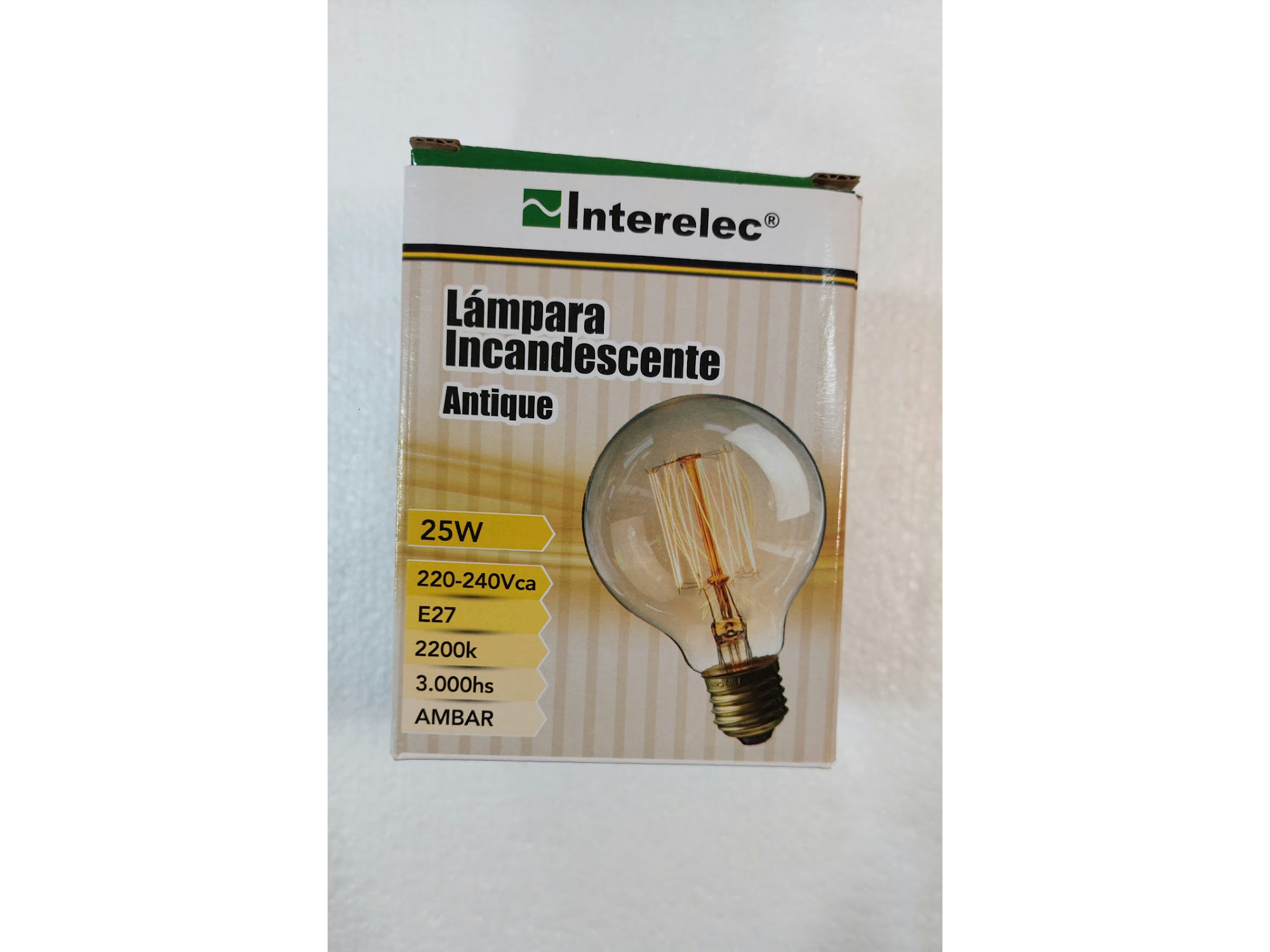 LAMPARA INCANDESCENTE ANTIQUE G95 24 W  ALIC