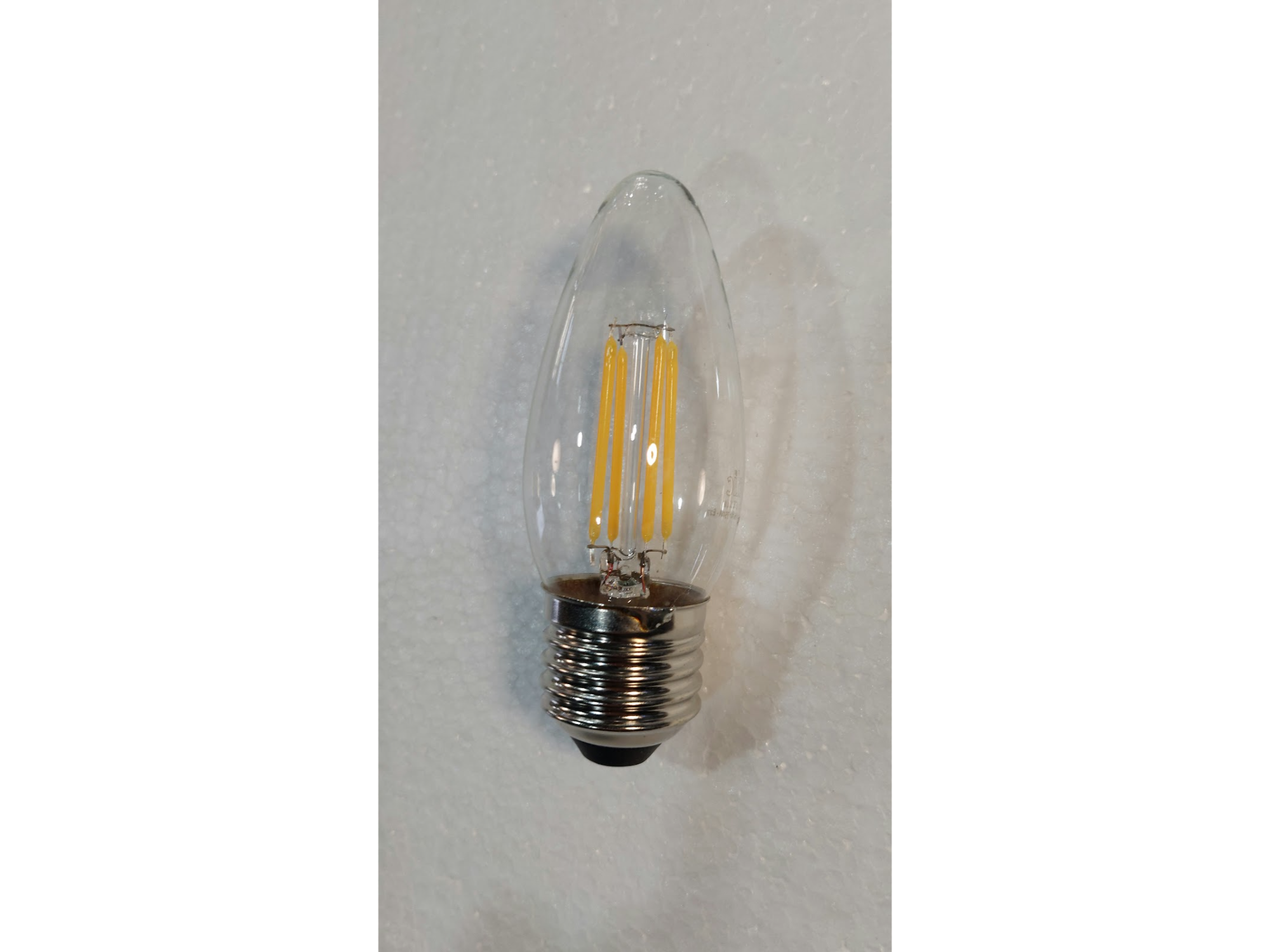 LAMPARA FILAMENTO LED VELA 4 W LUZ CALIDA ALIC