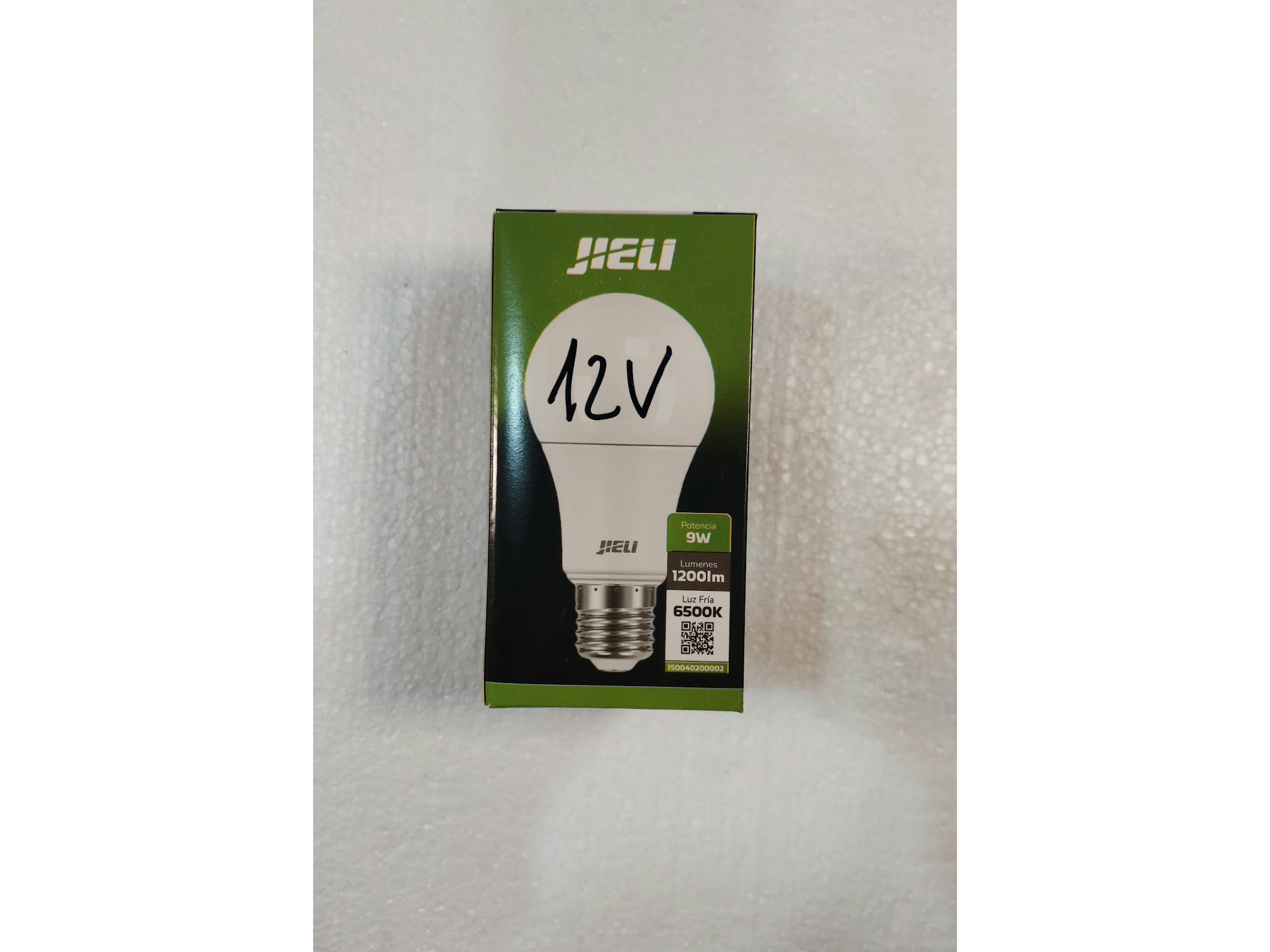 LAMPARA LED 12 VOL 9 w LUZ FRIA
