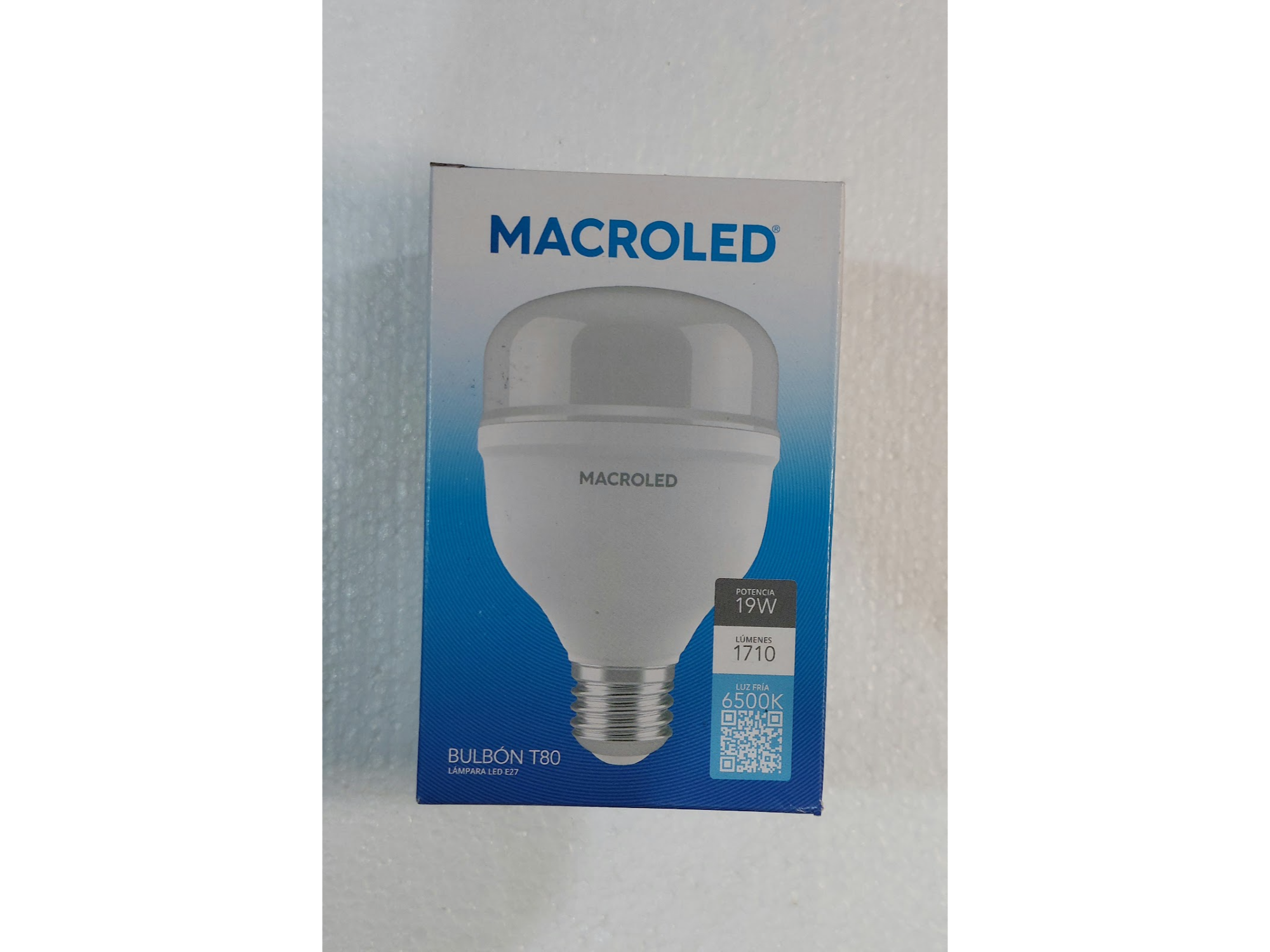 LAMPARA LED ALTA POTENCIA 19 W LUZ FRIA MACROLED
