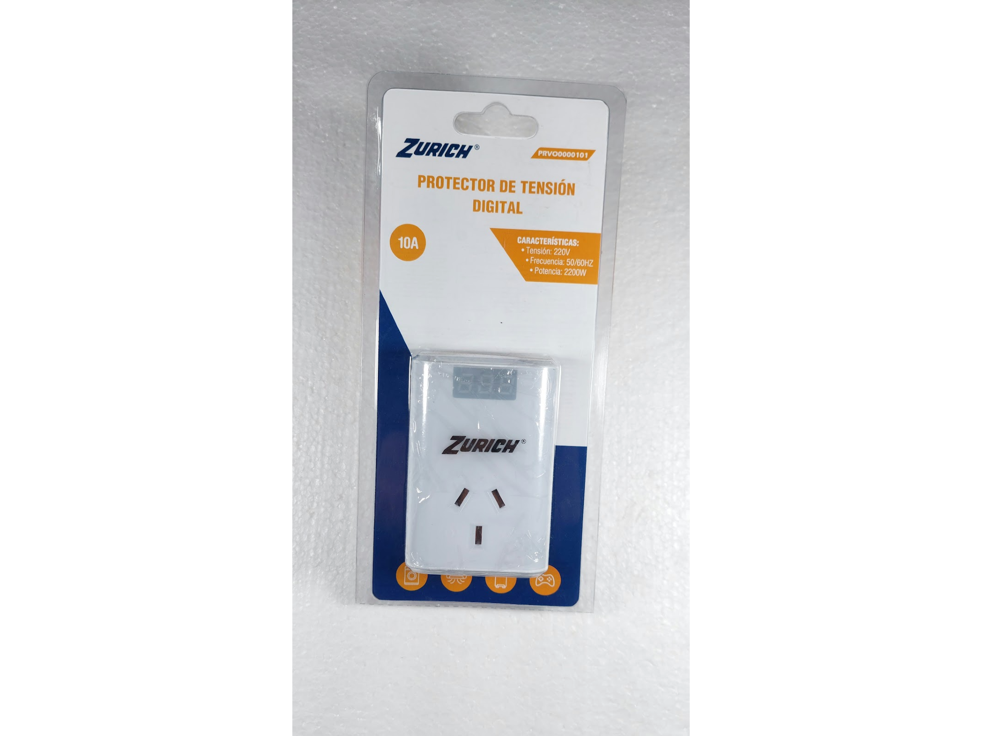 PROTECTOR DE TENSION DIGITAL 10 AMP "ZURICH"
