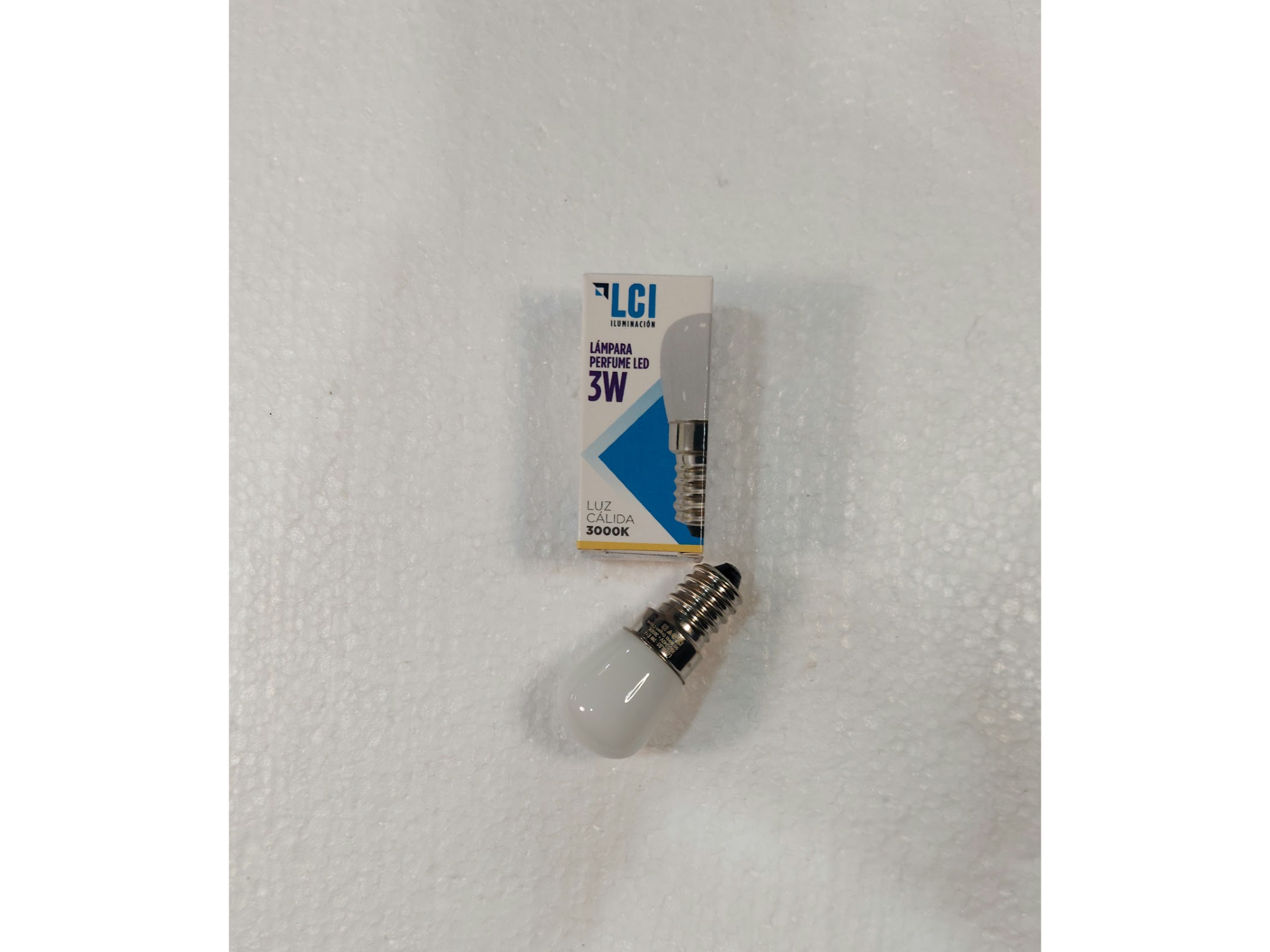 LAMPARA LED PERFUME E-14 3 W LUZ FRIA / CALIDA