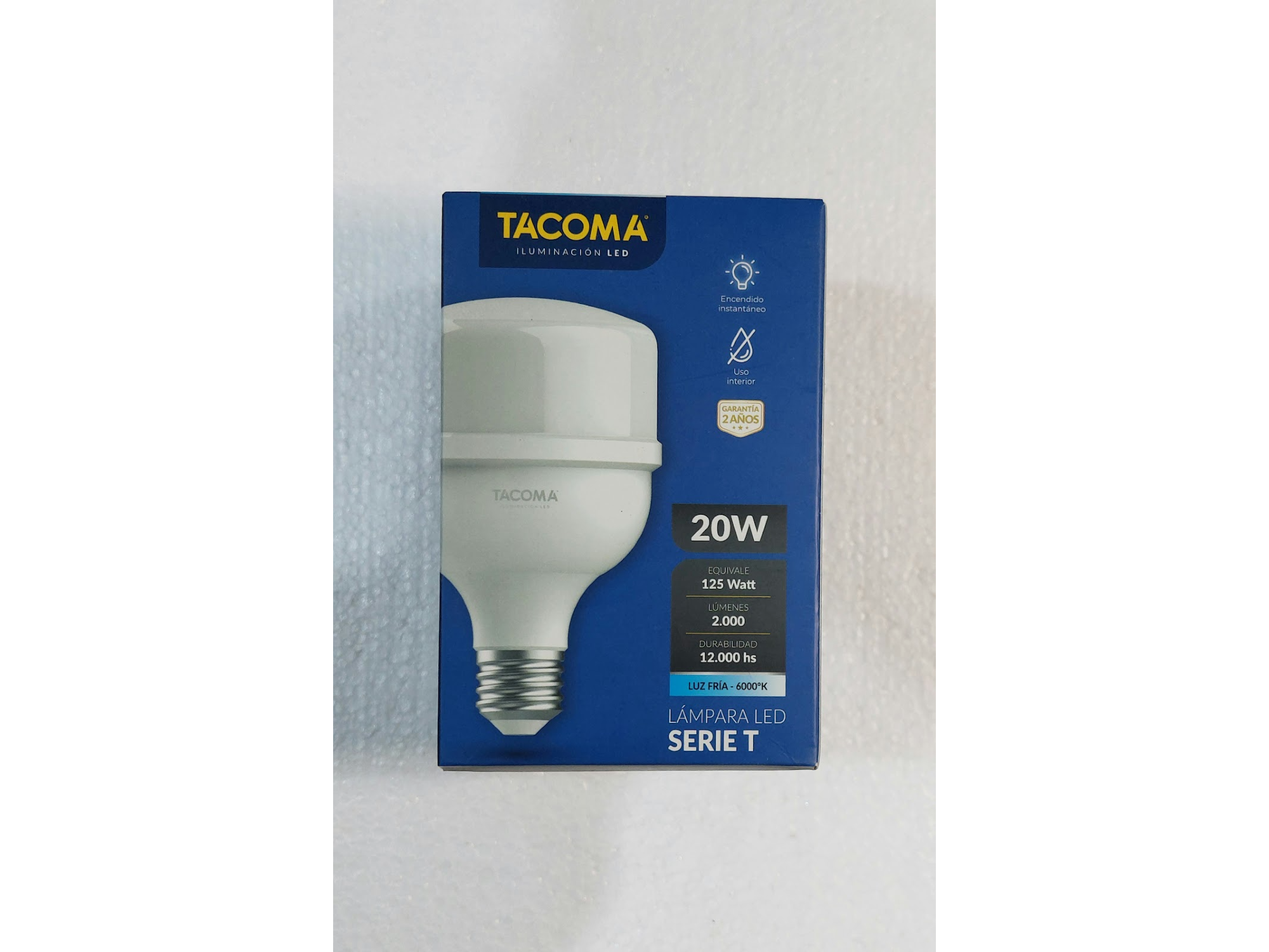 LAMPARA LED ALTA POTENCIA 20 W LUZ FRIA / CALIDA TACOMA de Chaib Electricidad e Iluminacion