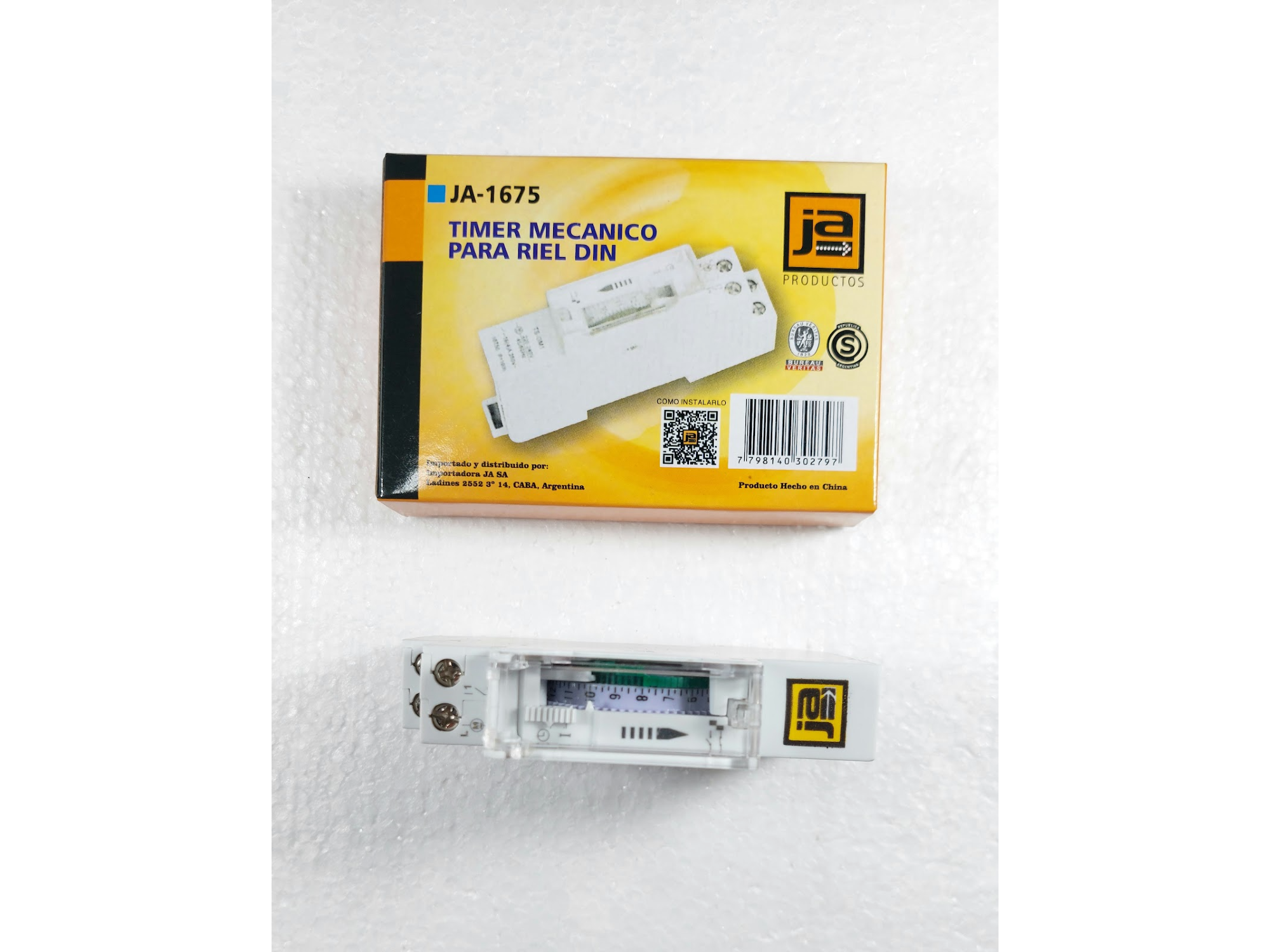 TIMER MECANICO PARA RIEL "JA"
