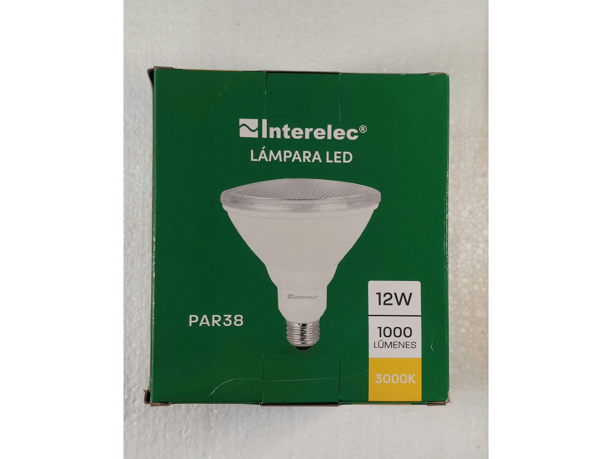 LAMPARA PAR 38 LED LUZ CALIDA