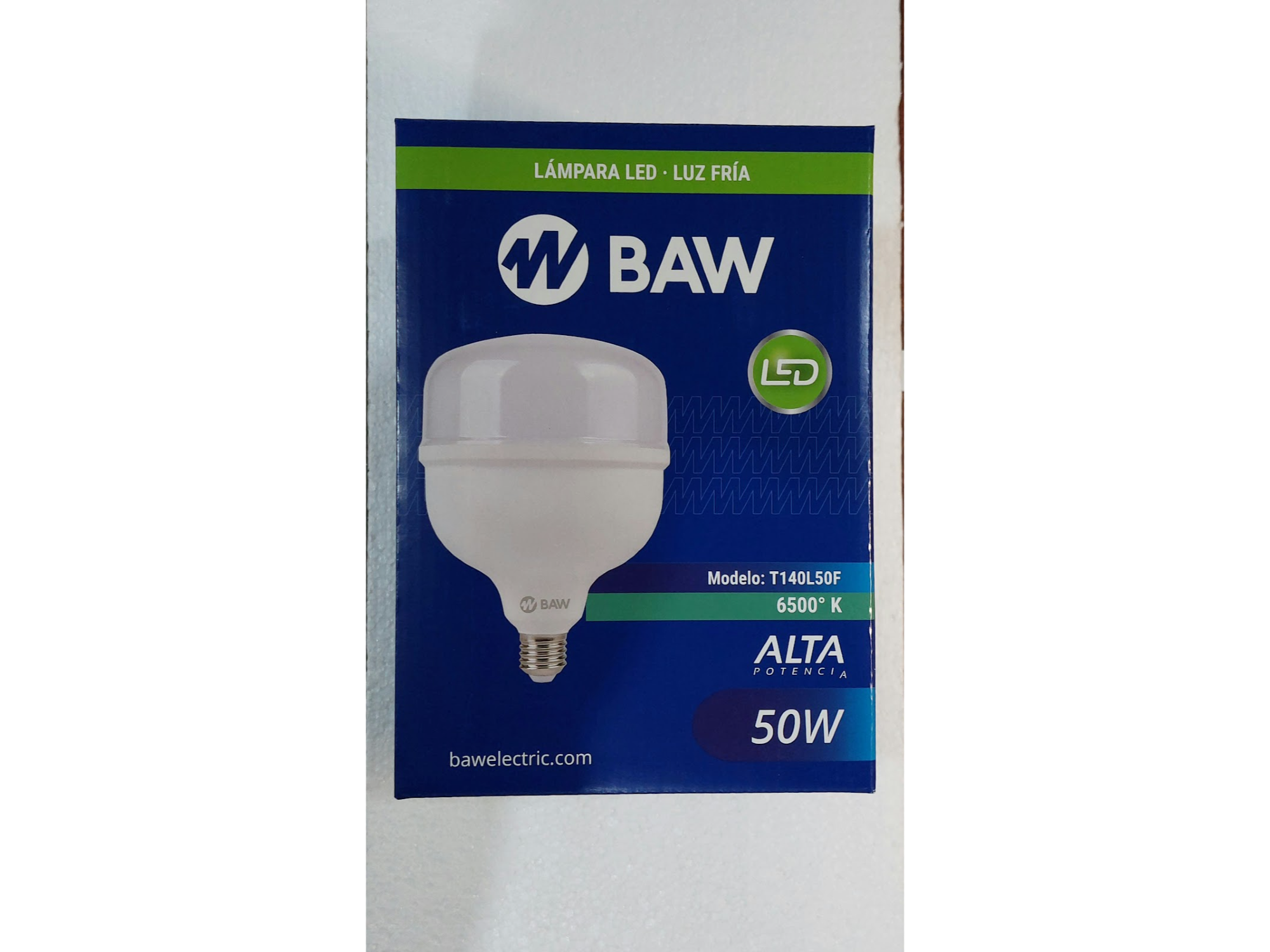 LAMPARA LED ALTA POTENCIA 50 W LUZ FRIA / CALIDA BAW