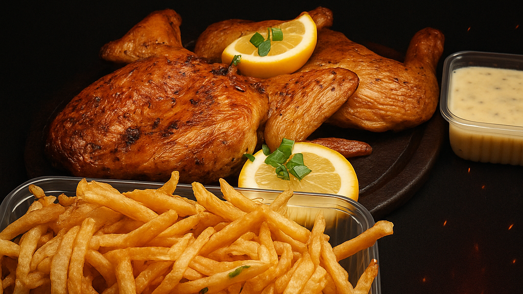 POLLOS AL HORNO Y RELLENOS