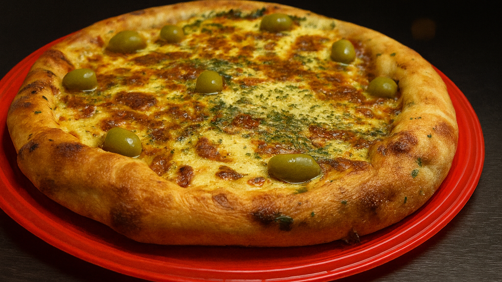 PIZZA A LA PIEDRA 🍕 4 porciones