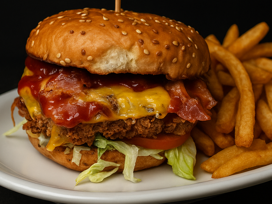 Burger chiken crispy 🐥