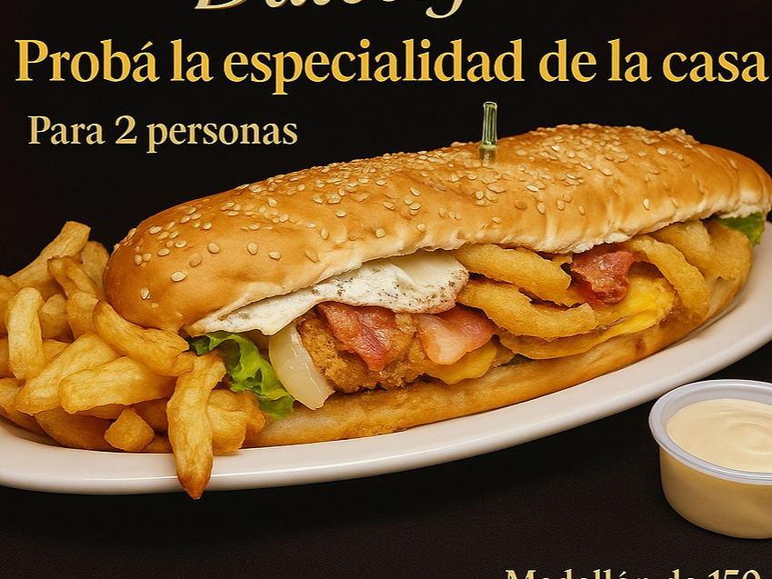 Sándwich King of kings para 2 👥