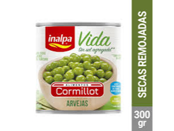 Arvejas sin sal agregada x300g