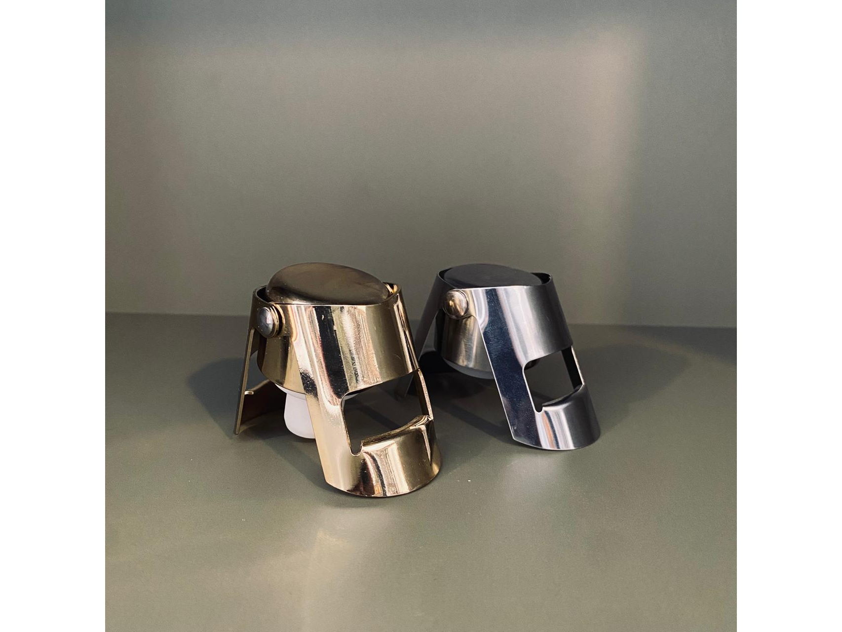 Tapon espumante cromado