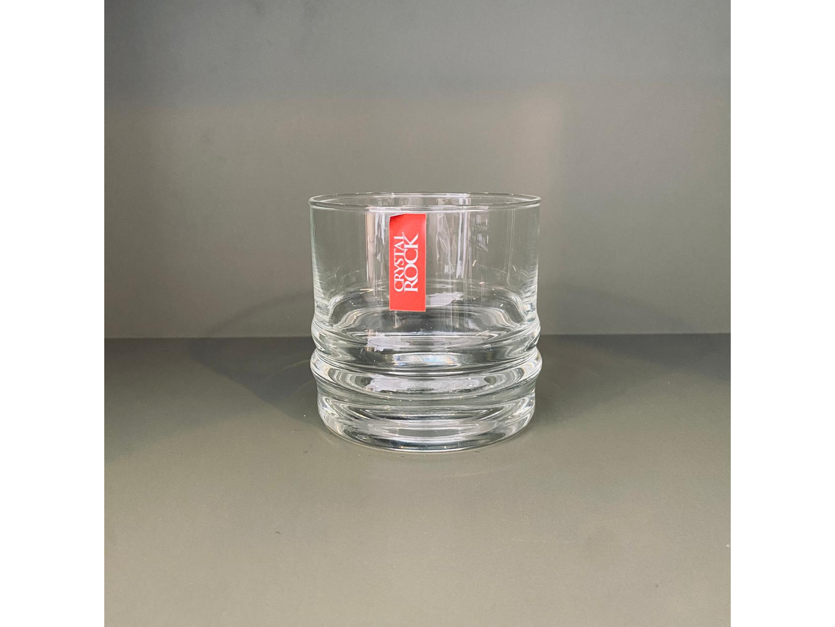 Vaso Cristal Whisky base de anillos 250ml