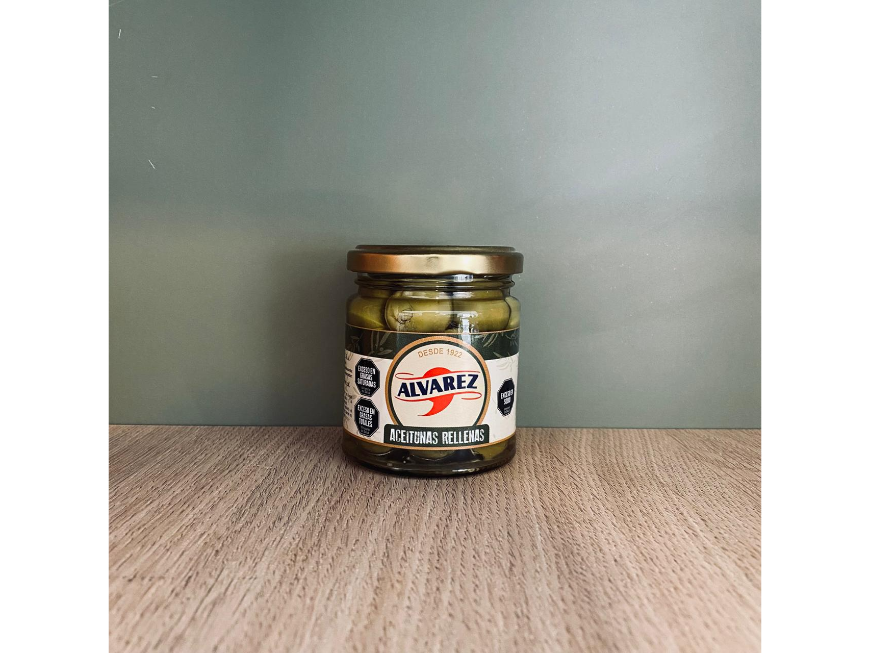 Aceitunas verdes rellenas 140gr